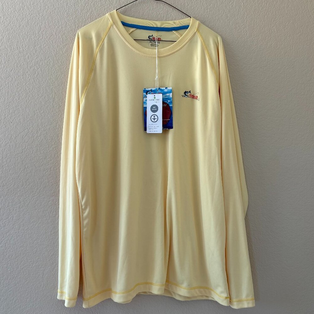 World Wide Sportsman NanoTex Performance Fishing Shirt XL NWT